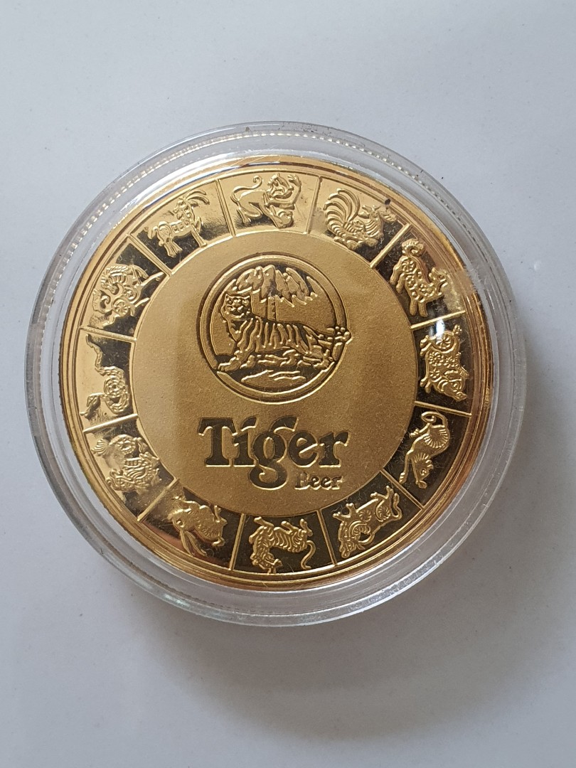 BEER MUG Special Shape Gold Coin 1$ Palau 