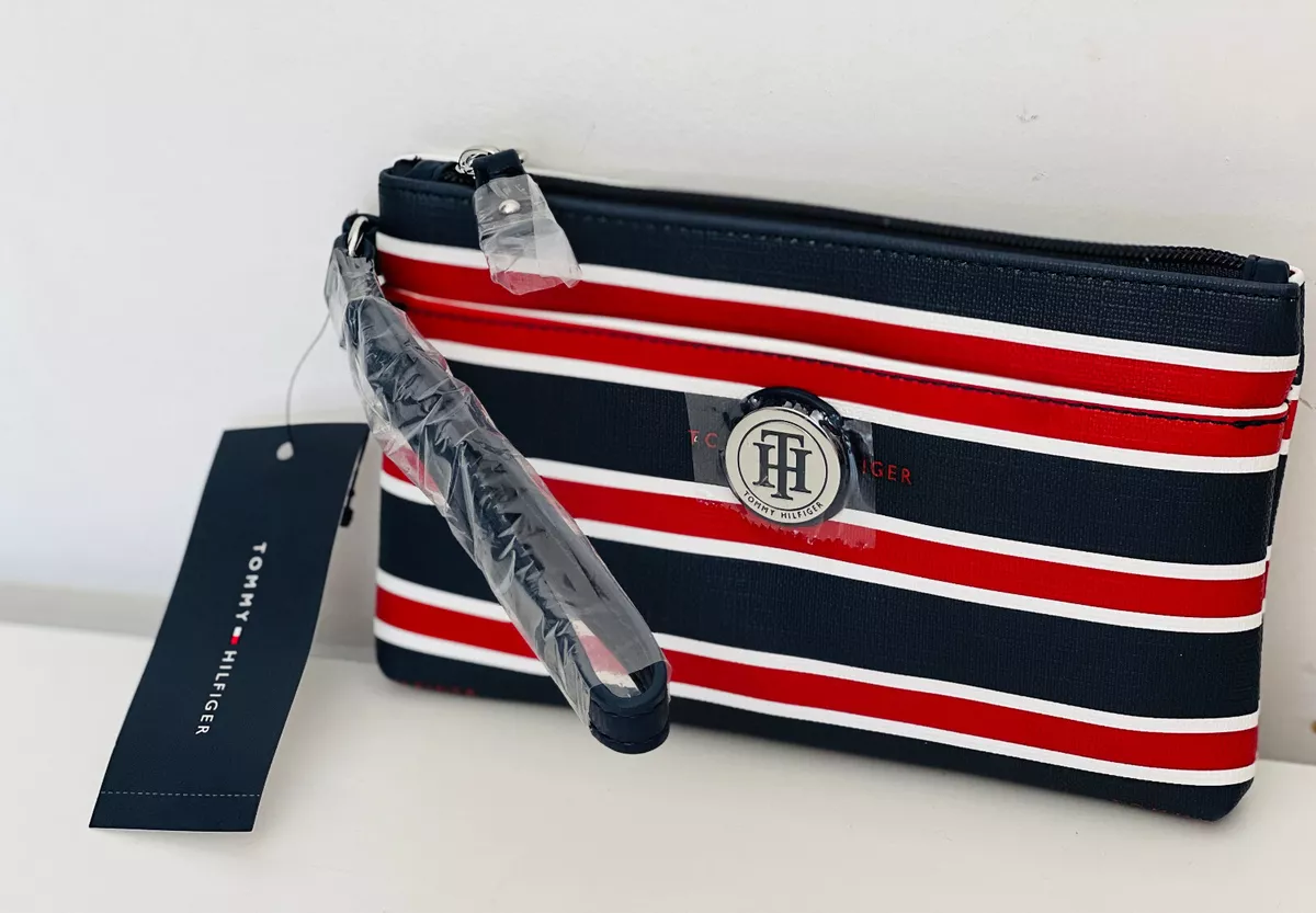 Tommy Hilfiger Phoenix Men's Leather Global Coin Wallet Red/White/Blue – BAGLINE