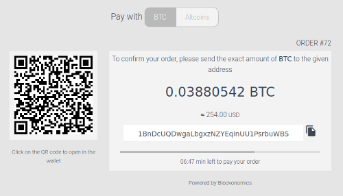 Bitcoin Address | Wallet Lookup - Blockonomics