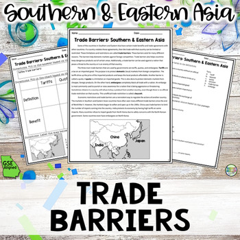 Trade Barriers and Trade Protection | Economics lessons, Trade barrier, Learning objectives