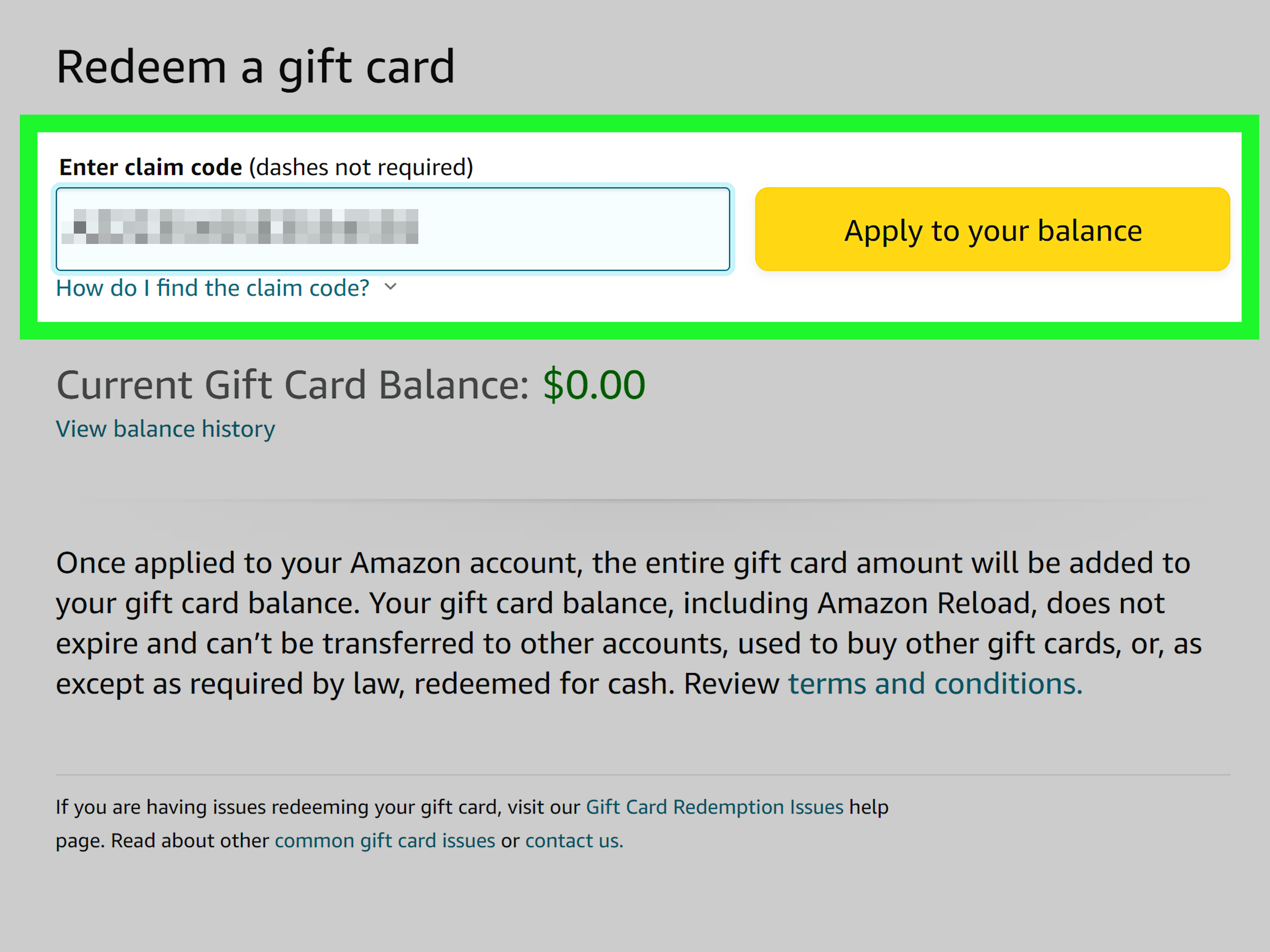 How to transfer Amazon gift card balance to bank account - House of Debt