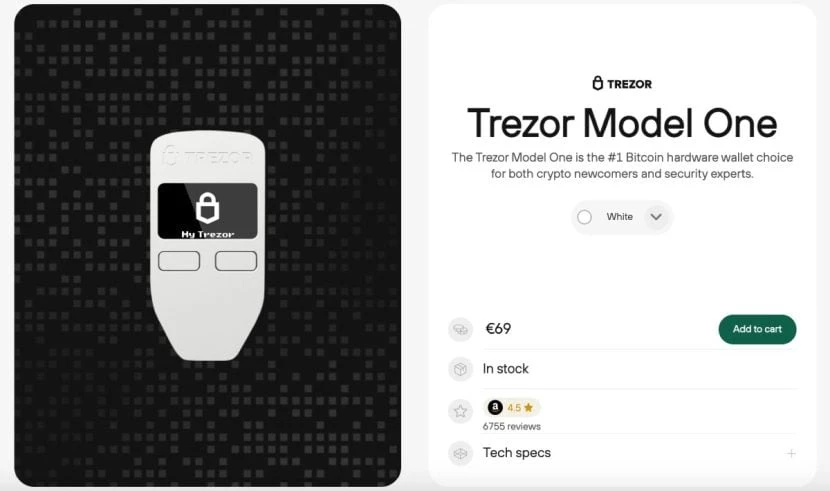 TREZOR Model One Review: Security, Coins, Price & more ()