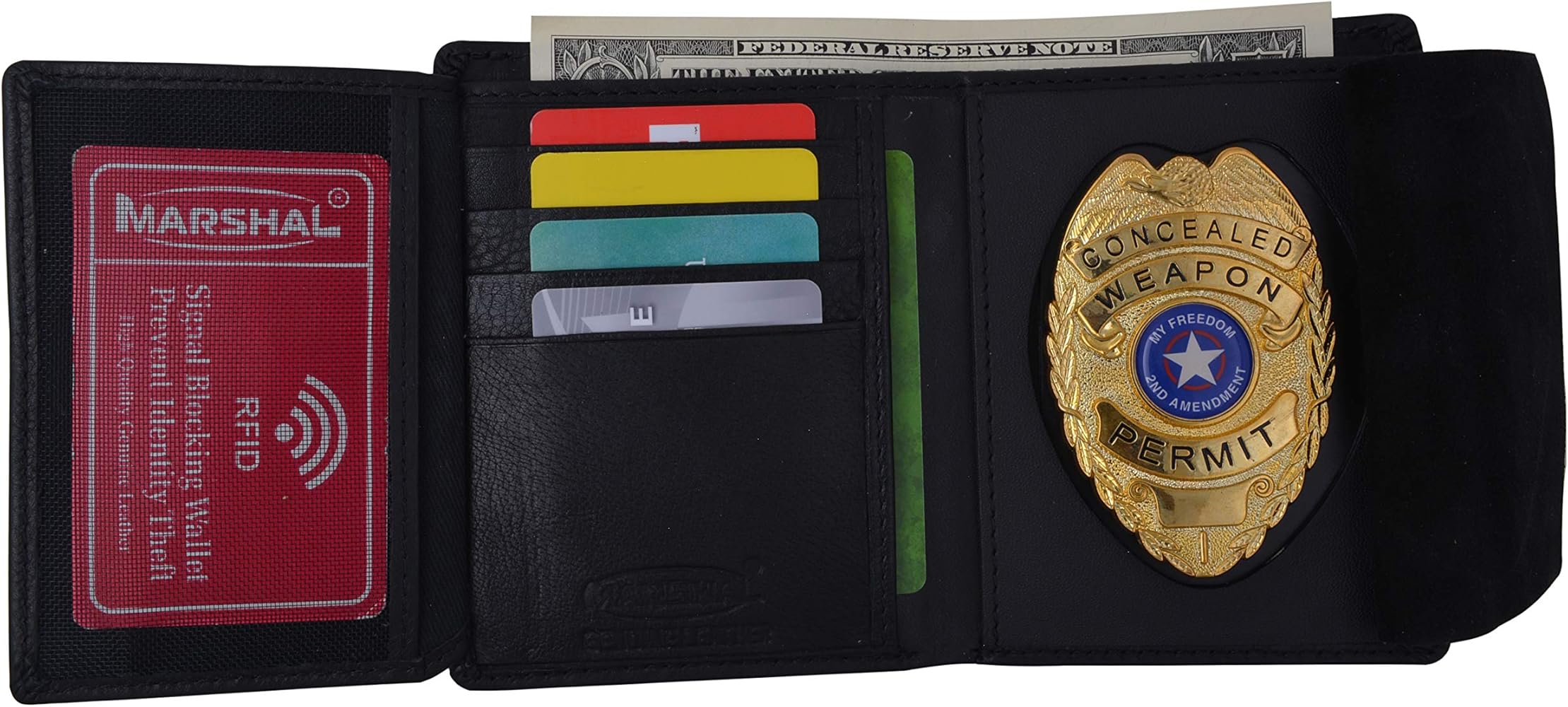 Nylon Badge Wallet | Tri-Fold Badge Wallet