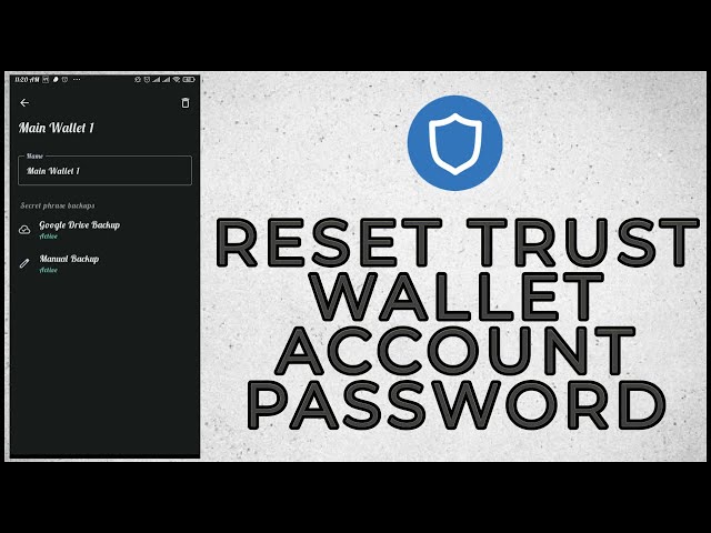 Reset Password - Trust Wallet