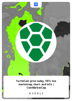 Real-time TurtleCoin (TRTL) price, Price in USD and GBP