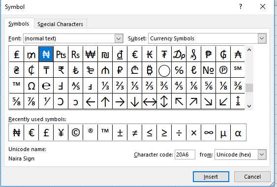 Currency symbols ‭₳ ฿ ₿‬ ✂ Copy & 📋 Paste (◕‿◕) SYMBL