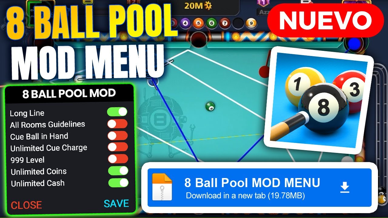 8 Ball Pool MOD APK v (Unlimited Cue, Long Line, Menu) - Jojoy