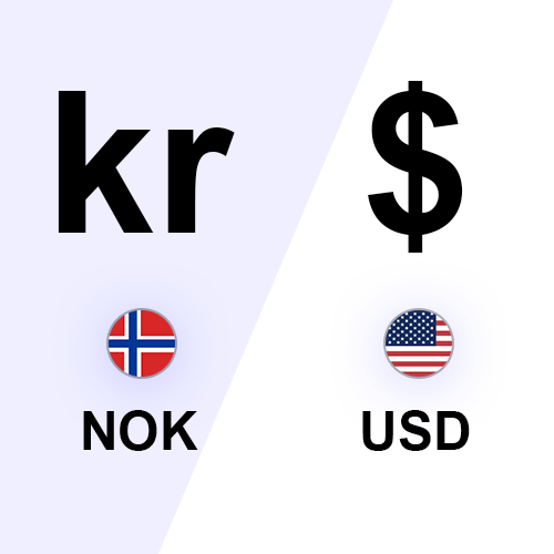 1 US Dollar to Norwegian Krone - Convert USD to NOK