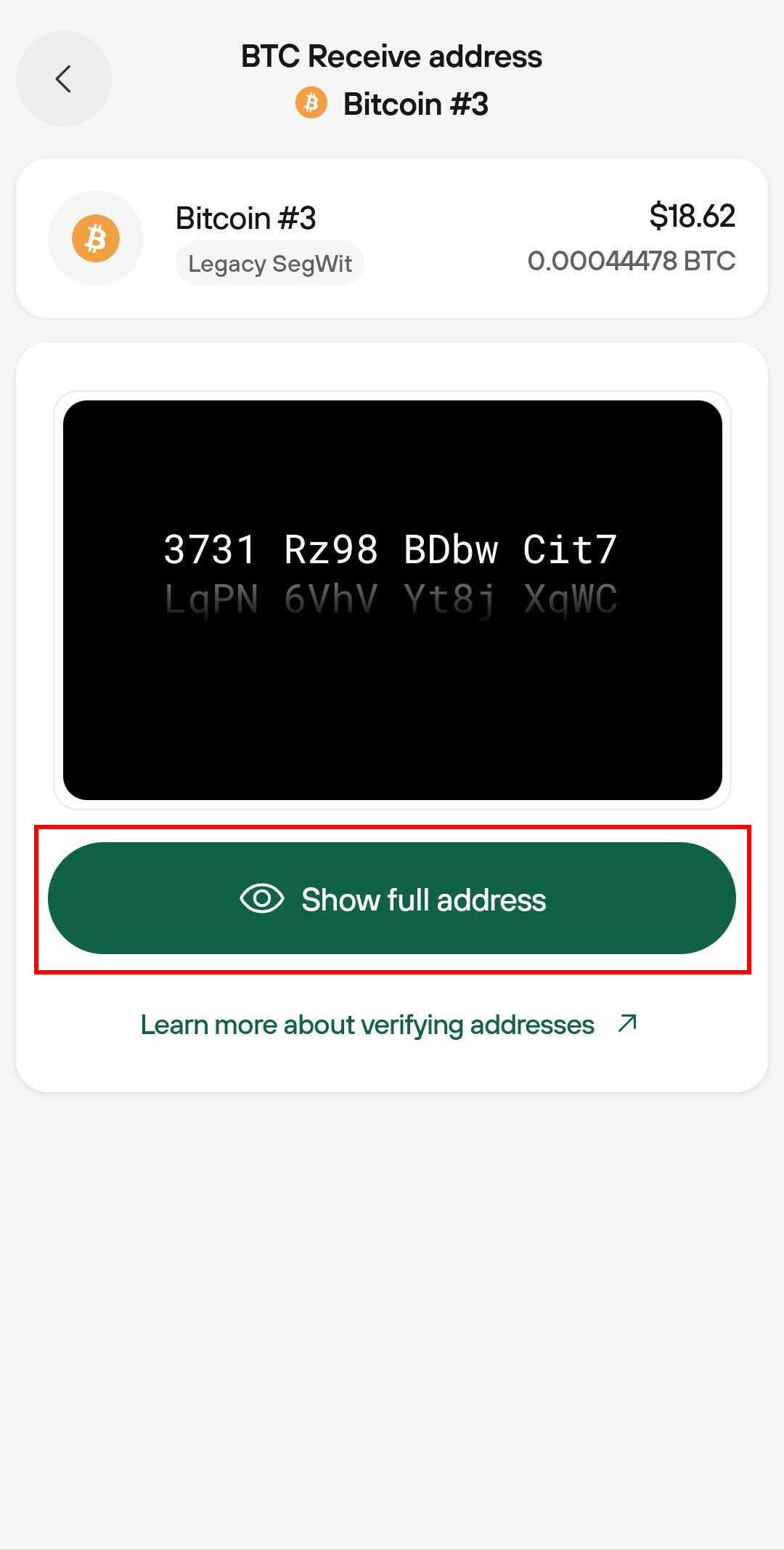 Verify a Bitcoin Signed Message