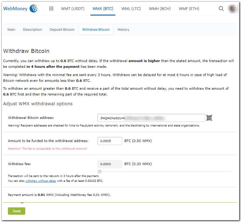 Exchange WebMoney WMX to Bitcoin (BTC)  where is the best exchange rate?