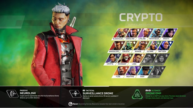 Crypto is Apex Legends' answer to aggressive players | PC Gamer