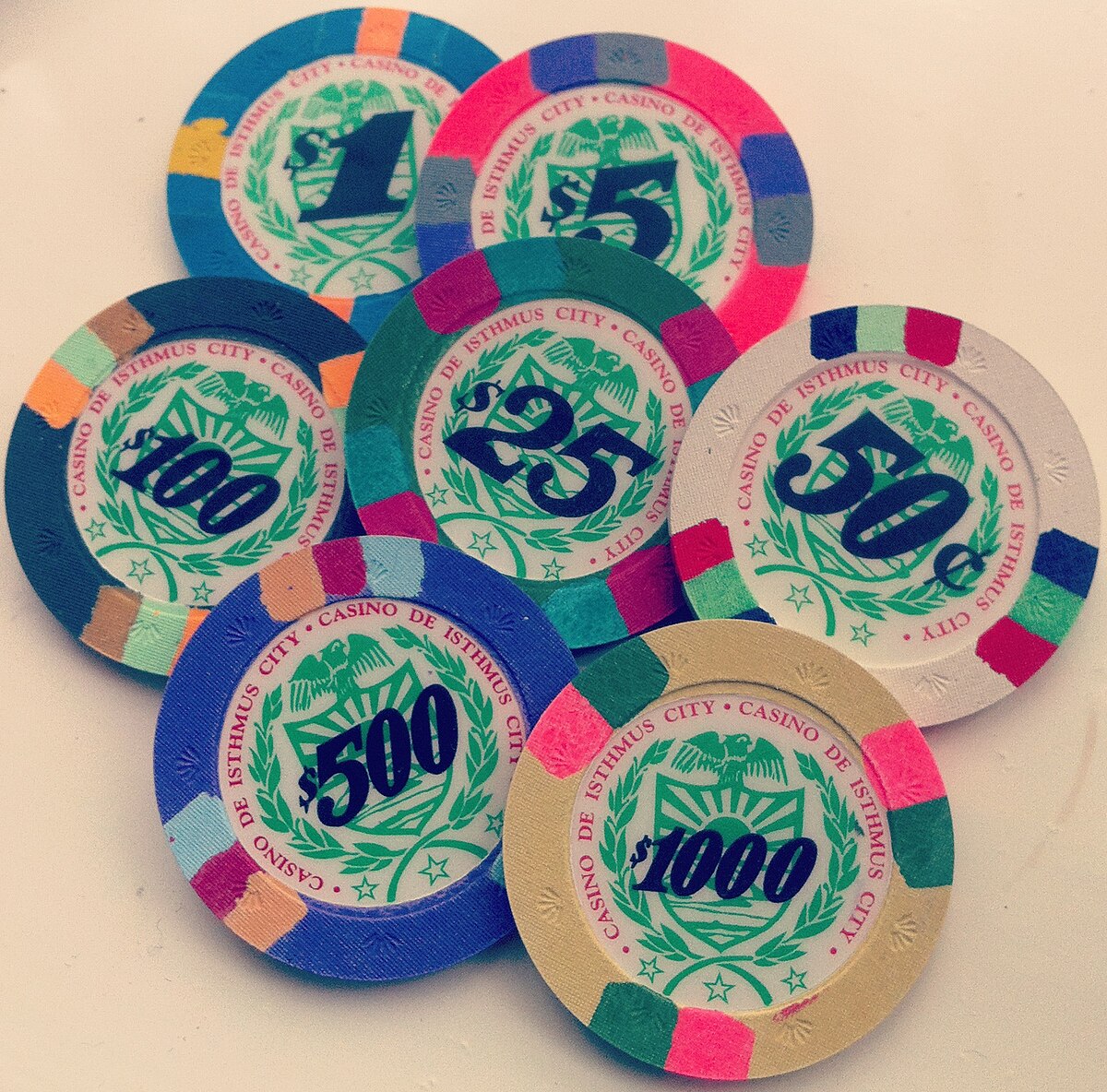 Take a gamble: collecting casino chips