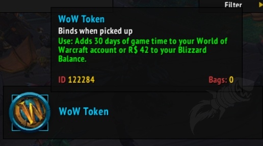 World of Warcraft Token Cannot Be Redeemed For Balance By Some Players