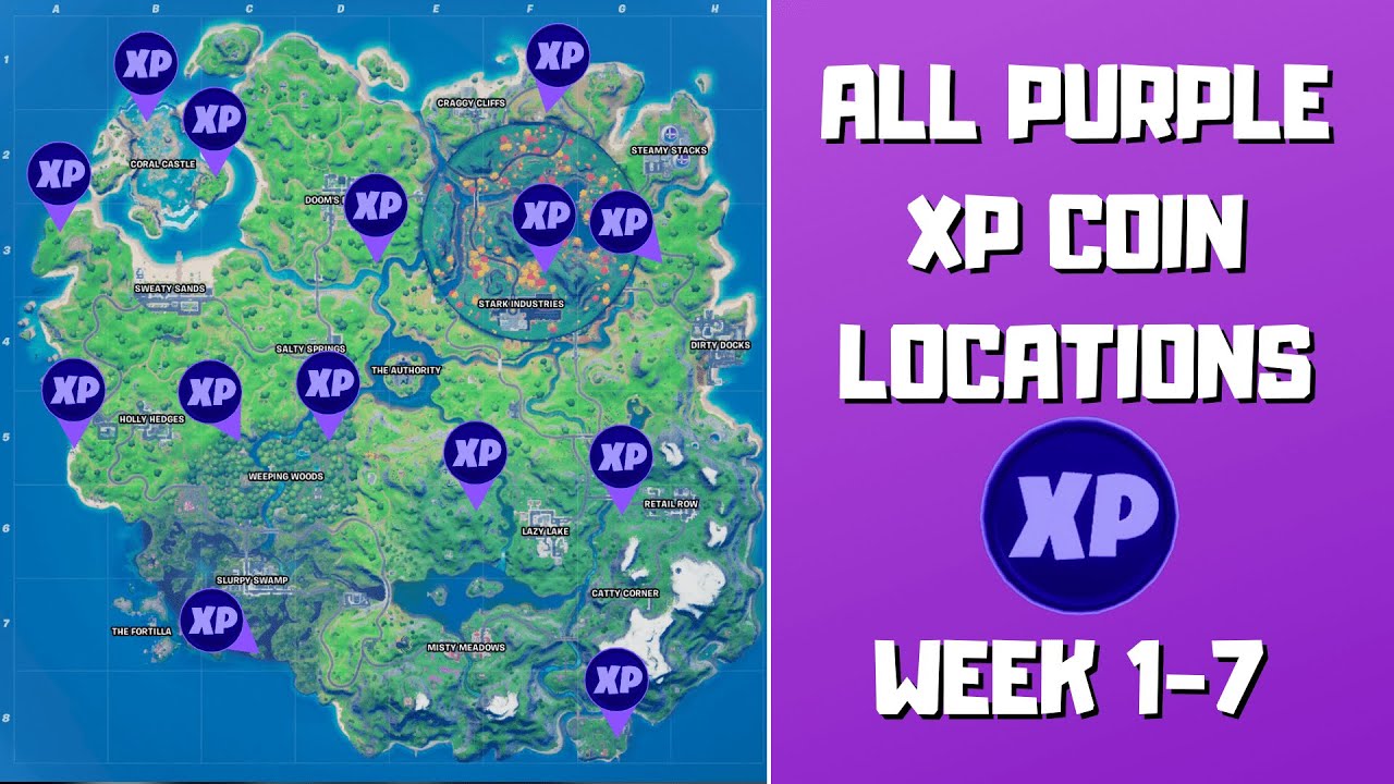 Fortnite Season 4 Week 9 XP Coins - Pro Game Guides