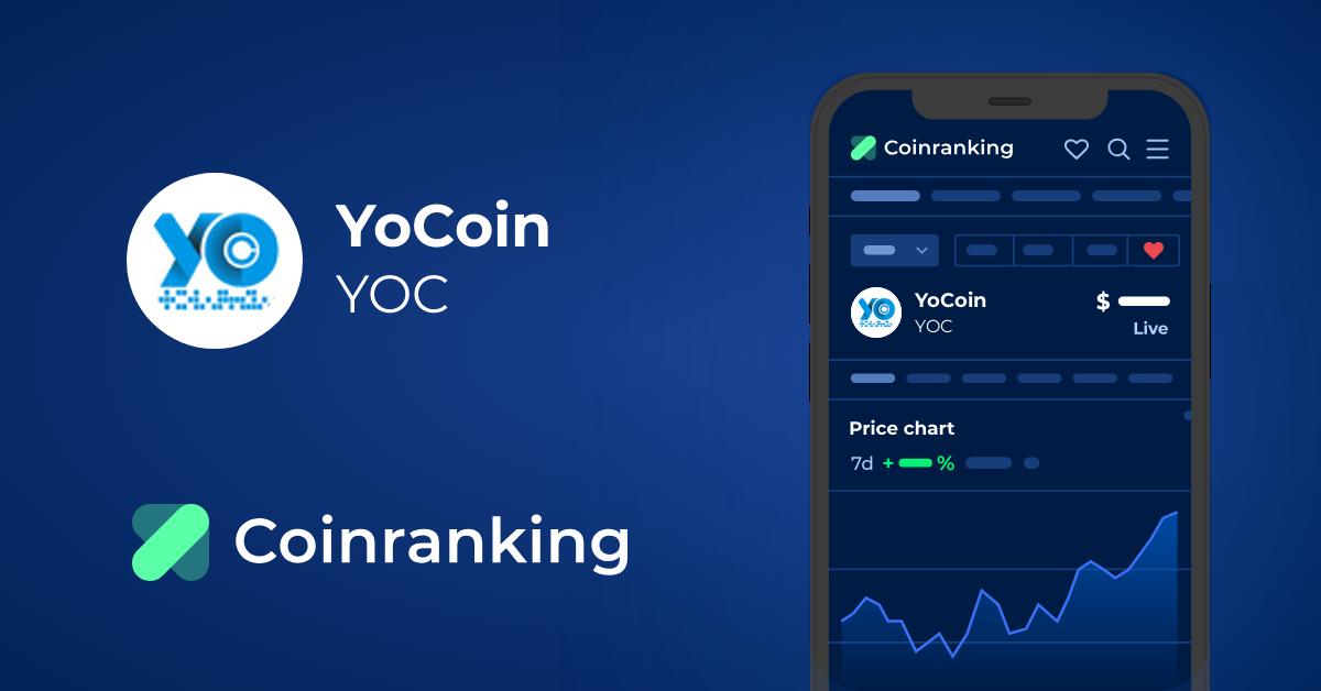 Yocoin [YOC] Live Prices & Chart